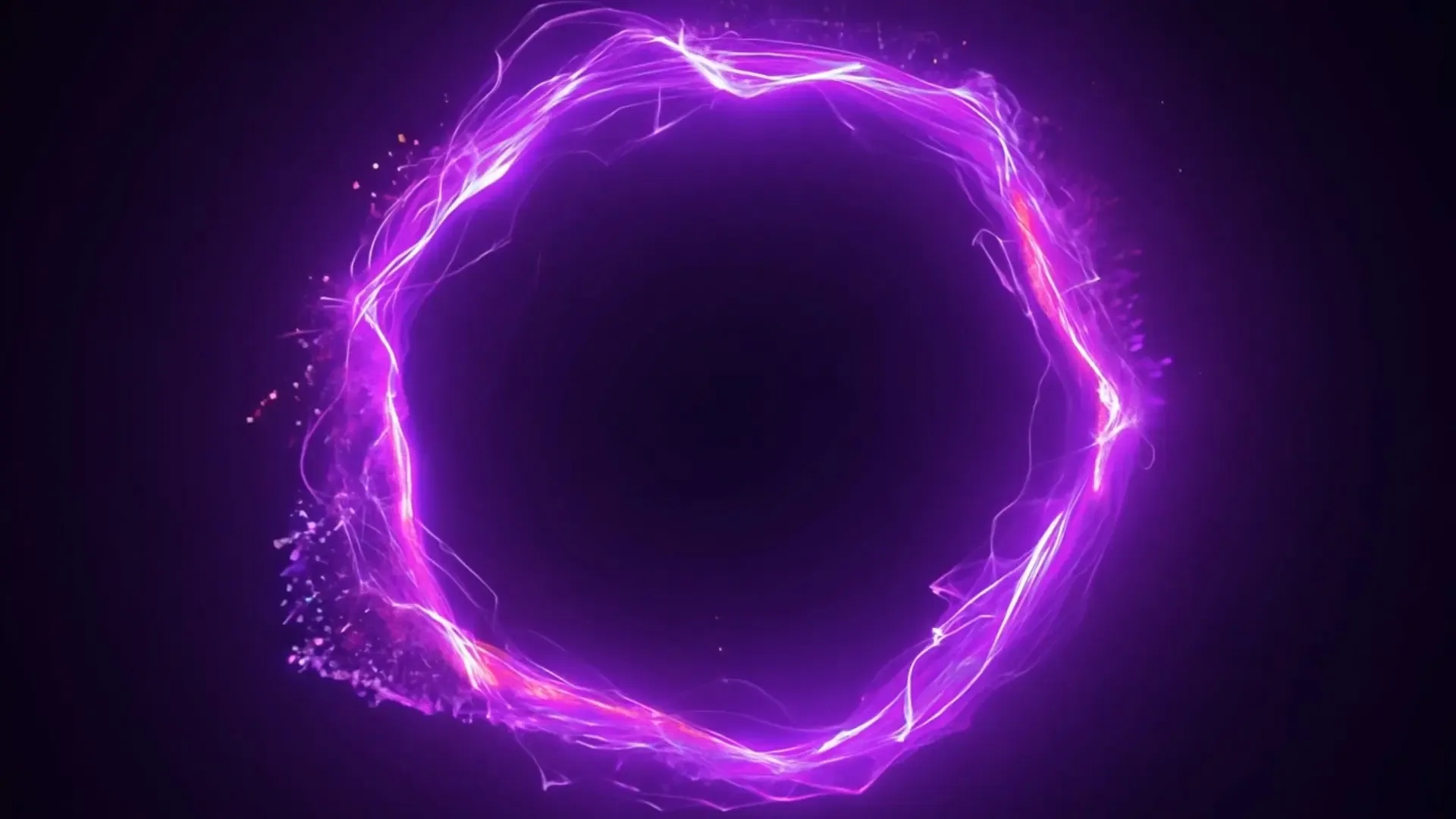 Stunning Purple Energy Circle Logo Animation Background